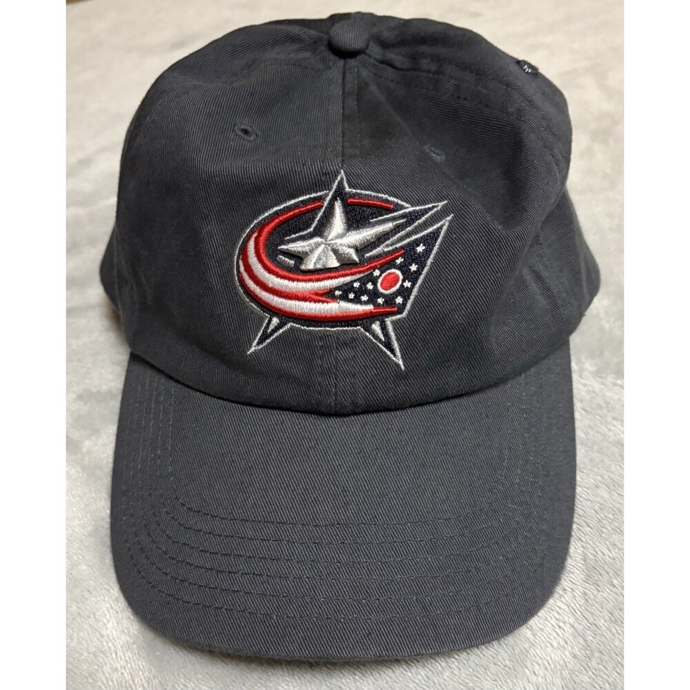 Fan Favorite NHL Licensed Columbus Blue Jackets Adjustable Logo Hat One Size EUC